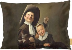 Párna Fiú és lány macskával és angolnával Judith Leyster