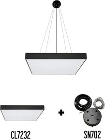 LED mennyezeti lámpa 215W - CL7232