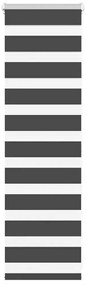 zebrafüggönnyel fekete szövetszélesség 45,9 cm poliészter