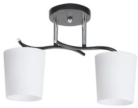 Csillár rúdon ESNYR 2xE27/40W/230V fekete/fehér