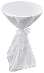 Asztal Borító Fehér 60 cm Szalaggal 2 db