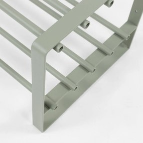 Zöld-szürke fém cipőtartó Rex – Spinder Design