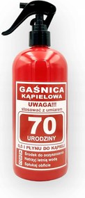 Tűzoltó Készülék Zselé Folyadék Kádfürdőhöz 70. Születésnapra 70 Éves Elegáns Ajándék