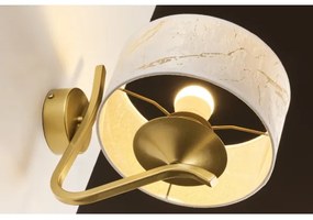 Jupiter 2111 - KASZMIR fali lámpa 1xE27/15W/230V fehér/arany/márványmintás