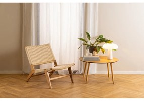 Natúr színű szövött fotel Carson – Actona