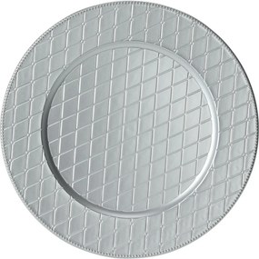 Silver Rhombus tányéralátét, 33 cm