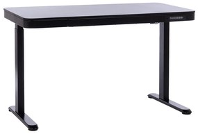 VELSEN íróasztal elektromos magasságállítással, vezérlőpanellel 120x60 cm fekete