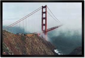 Poszterek keretben 60x40 Vörös híd az USA-ban