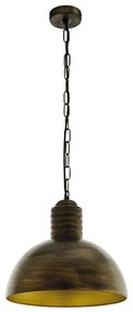 Eglo 79442 - GOLDING láncra függesztett csillár 1xE27/60W/230V patinás