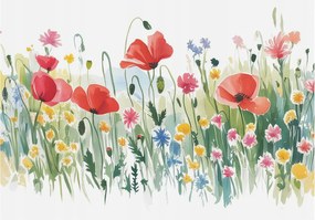 Flizelin fotótapéta Flizelin Designer Nyári rét 312x219 Ragasztó