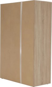 Gardróbszekrény polcokkal, sonoma tölgy, ADELI