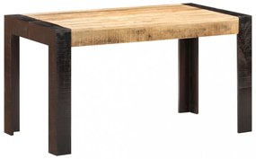 vidaXL tömör nyers mangófa étkezőasztal 140 x 70 x 76 cm