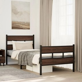 ágykeret fejtámlával és lábtámasszal matrac nélkül 75 x 190 cm