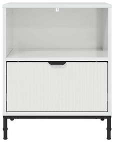 Éjjeliszekrények 2 pcs Magasfényű fehér 49 x 36 x 61 cm Faanyag
