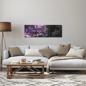 Kép - Misztikus kert (órával) (90x30 cm)