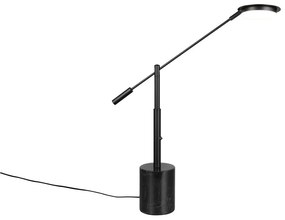 Fekete LED asztali lámpa (magasság 65 cm) Fiore – Trio Select