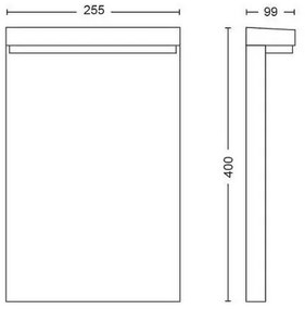 Philips 17455/30/P7 - LED RGB Kültéri lámpa Hue NYRO LED/13,5W/230V IP44