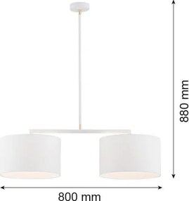 Argon KARIN 900 Függőlámpa 2x15W/E27 IP20