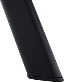 Design fotel, szürkésbarna Velvet/fekete, PETIN