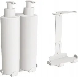 Folyékony szappan adagoló rozsdamentes acél 2x300ml Andex Technic fehér 349B