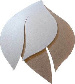Bilnora extra sűrű, levél alakú mennyezeti panel 1400x700x12mm - 1 fehér