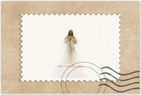 Poszterek 120x80 Jesus Ich vertraue Dich