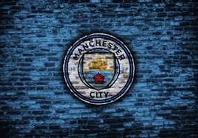 Poszter, Manchester City F.c., Football Club, Anglia, Premier League,