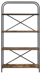 Könyvespolc Füstölt tölgy 80 x 30 x 146 cm Faanyag