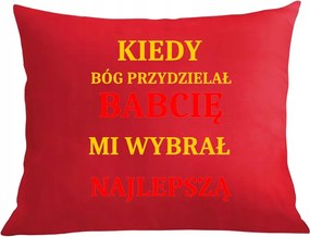 Párna párnahuzat Nagymama napja Ajándék Nagymama Isten