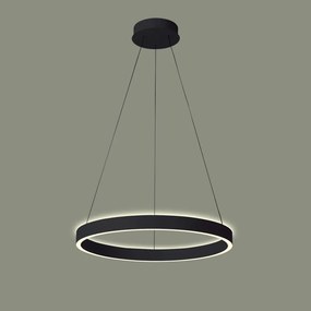 ITALUX 5902854537952 BRASCO Modern Led Függesztett Lámpa Fehér, Fekete LED IP20