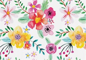 Fali fotótapéta Étkezőbe Virágos frissesség 208x146 Ragasztó