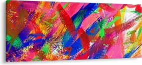 Kép - Színes absztrakció (120x50 cm)