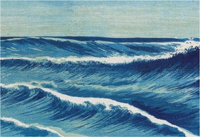 Fotótapéta Dekoratív Fali Tapéta Tengeri hullámok 152x104