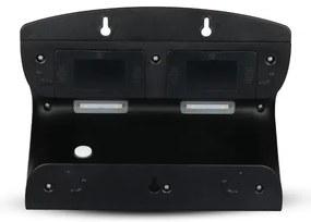 LED Napelemes fali lámpa érzékelővel LED/7W/3,7V 4000K IP65 fekete