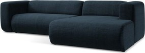 Kék sarokkanapé (jobb oldali-heverő résszel) Ekahi – Makamii