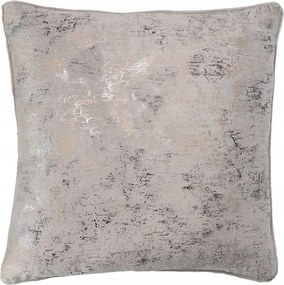 Dekoratív márványos csillogó párnahuzat 40x40 cm Világos Bézs