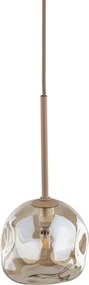 Brilagi - VULCANO kábelen függőlámpa 1xG9/8W/230V Ø 15 cm, bézs/füstös bézs