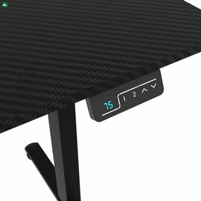 LUMEN RGB LED gamer asztal 160 × 60 cm