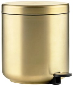 Sárgaréz színű rozsdamentes acél pedálos szemetes 4 l Ume Brass – Zone