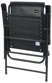 Összecsukható kerti szék fekete
