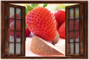 Poszterek 120x80 Friss eper Gyümölcsök