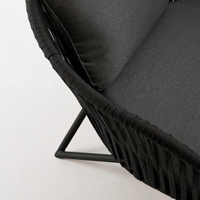 Branzie fekete kerti fotel - Kave Home