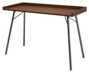 Rayburn íróasztal diófa dekoros asztallappal 52x115 cm - Woodman