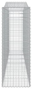 íves horganyzott vas gabion kosár 400x50x140/160 cm