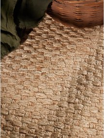 Natúr színű kétoldalas-kézi szövésű juta futószőnyeg 80x200 cm Fjord – Hanse Home