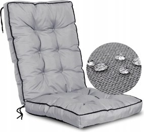 Kerti párna Magas Oldal 50x50x80 cm Kerti székhez Vízálló