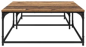 Fészkelt Kávézó Asztal 2 pcs Régi fa 80 x 8035 x cm Faanyag