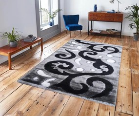 Sierra design shaggy szőnyeg szürke 200 x 300 cm