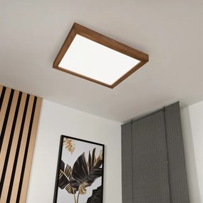 Brilagi-LED Dimmelhető lámpa WOODY FRAME LED/50W/230V tölgy 60x60 cm IP44 + távirányító
