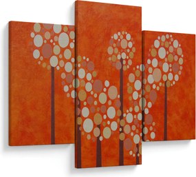 Kép - Narancssárga erdő (90x60 cm)